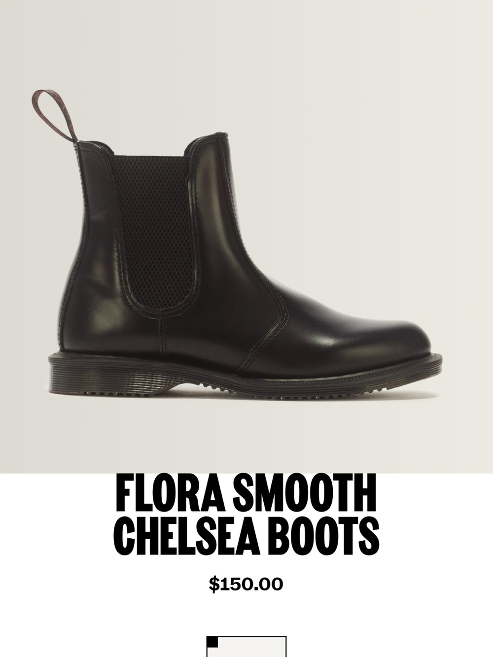 Smooth Chelsea Boots - Black